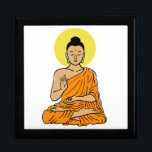 Buddha cartoon Buddhism.net Gift Box<br><div class="desc">Introducing the exclusive logo of Buddhism.net, designed to inspire tranquility and joy. Each stroke of this cartoon art logo is crafted to evoke peace and prompt a serene smile. Let it serve as a gentle reminder to embrace mindfulness, kindness, and wisdom in every moment. Adorn your space with this symbol...</div>