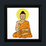 Buddha cartoon Buddhism.net Gift Box<br><div class="desc">Introducing the exclusive logo of Buddhism.net, designed to inspire tranquility and joy. Each stroke of this cartoon art logo is crafted to evoke peace and prompt a serene smile. Let it serve as a gentle reminder to embrace mindfulness, kindness, and wisdom in every moment. Adorn your space with this symbol...</div>