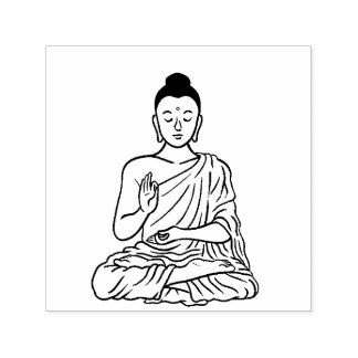 Buddha cartoon Buddhism.net Self-inking Stamp