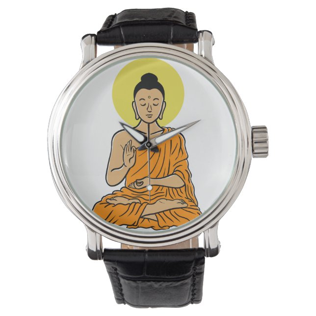 Buddha cartoon Buddhism.net Watch (Front)