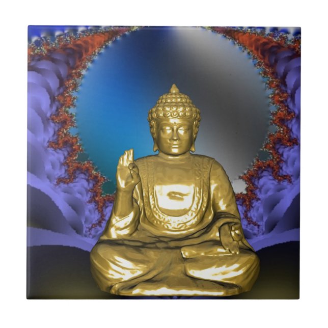 Buddha Ceramic Tile (Front)