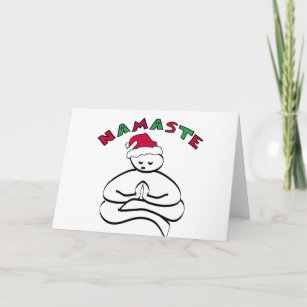 Buddha Christmas Holiday Card
