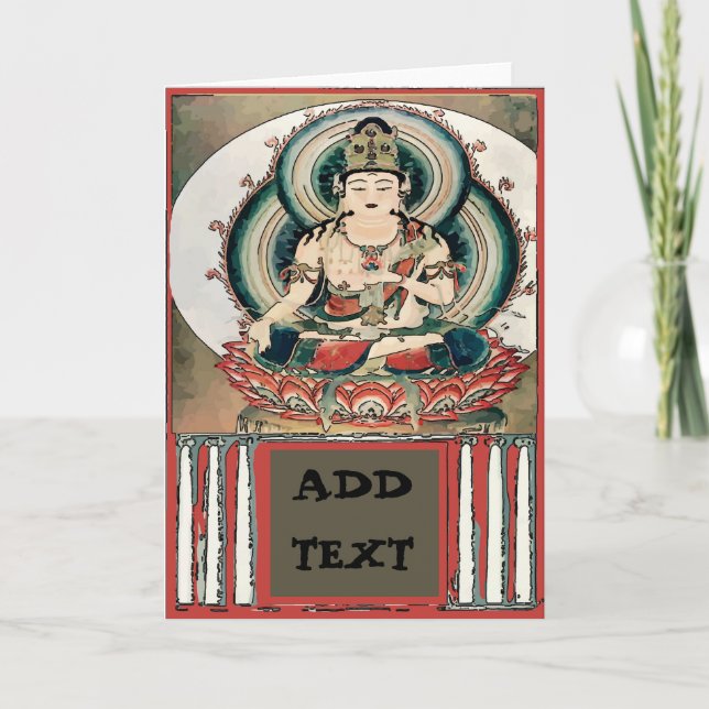 Buddha, Congratulations, add text Card (Front)