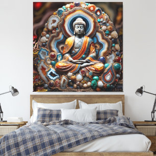Buddha-Core-Geode Canvas Print
