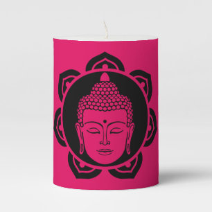 Buddha Decorative Pillar Candle