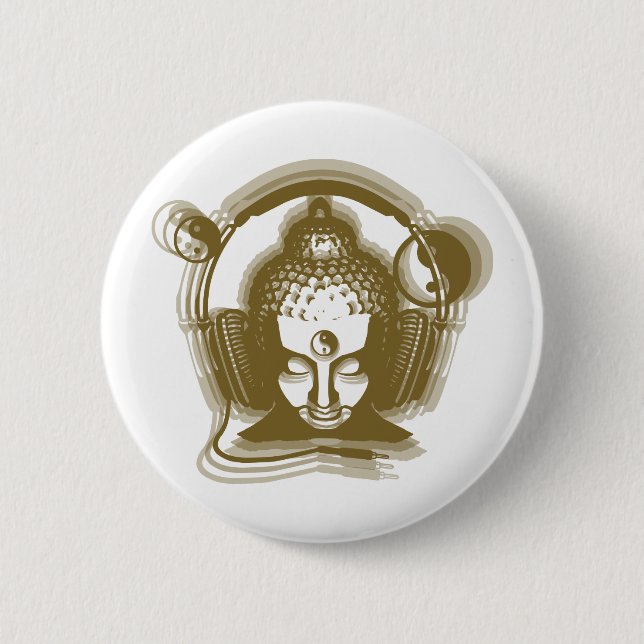 Buddha Deejay Button (Front)