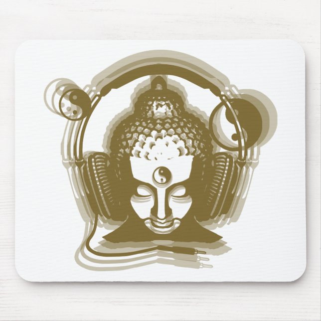 Buddha Deejay Mouse Pad (Front)