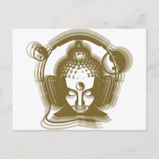 Buddha Deejay Postcard