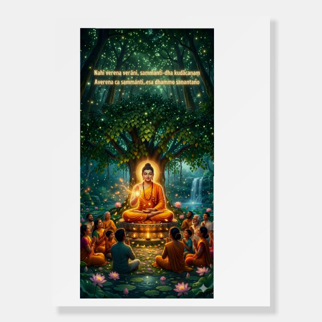 Buddha Dhamma and Sukiti Poster (Front)
