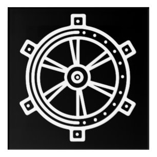 Buddha Dhamma Chakra Buddhism Meditation Acrylic Print