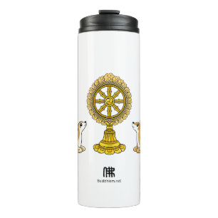 Buddha Dharma Wheel & Deers Tumbler