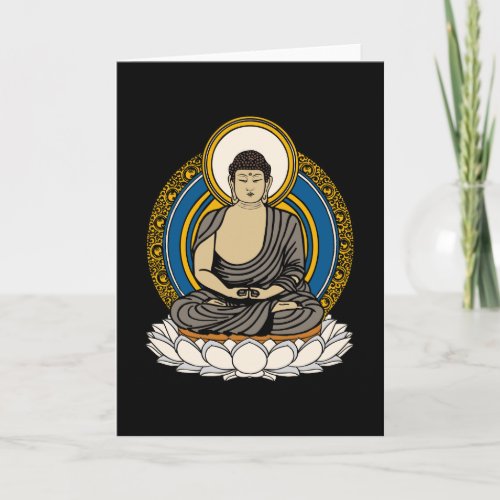 Buddha Dhyana Mudra Card