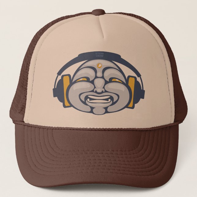 Buddha DJ Trucker Hat (Front)