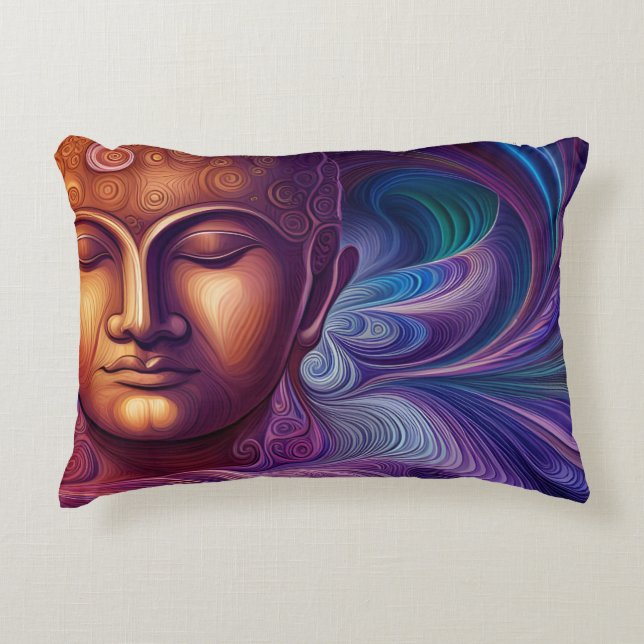 Buddha Dream ––  Accent Pillow (Front)