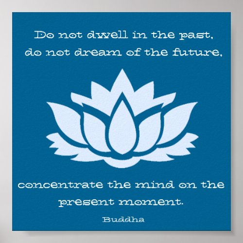 Buddha Dream Quote Inspirational Poster