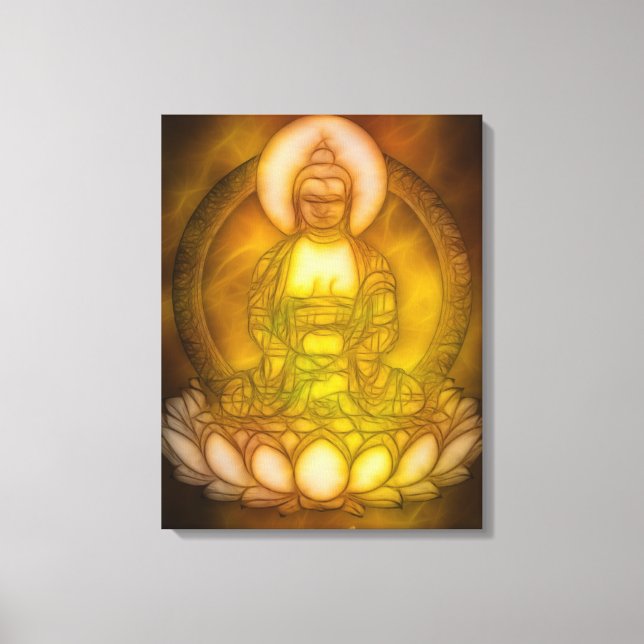Buddha Energy 1 Canvas Print (Front)