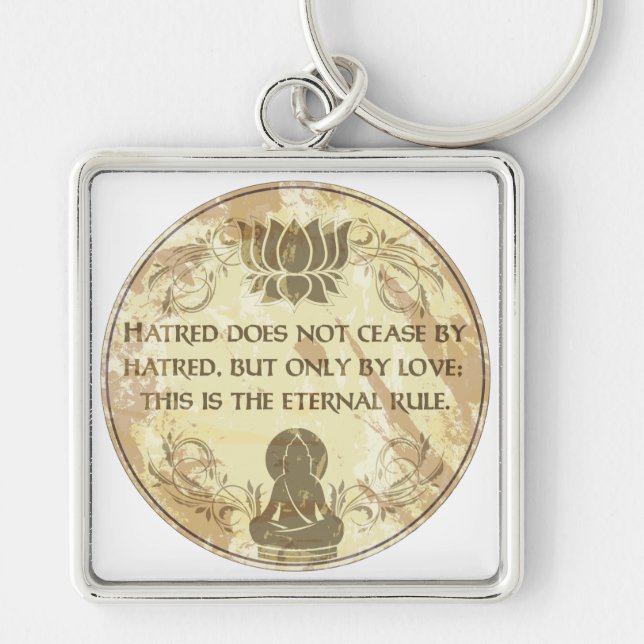 Buddha Eternal Rule Keychain (Front)