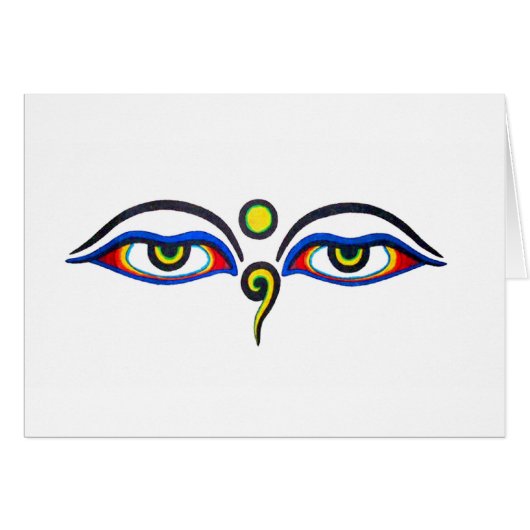 Buddha Eyes Cards (Front Horizontal)