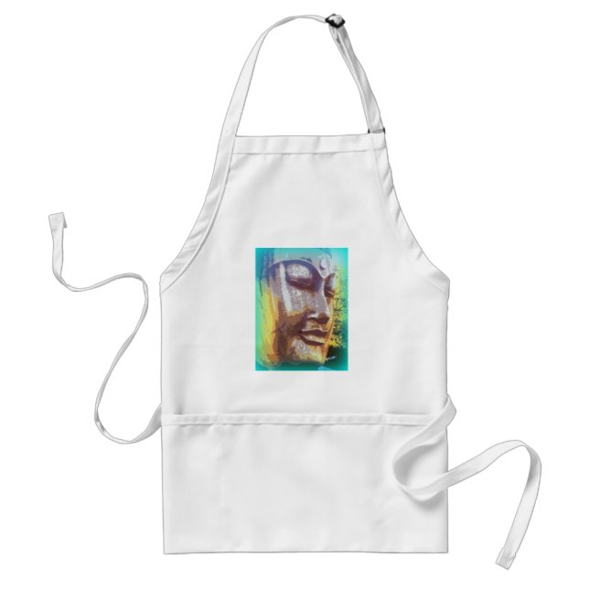Buddha face adult apron (Front)