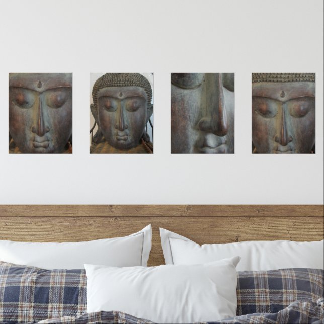 Buddha Face Decorative Wall Art Sets (Bedroom)