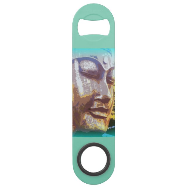buddha face green bar key (Front)
