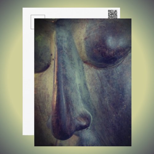 Buddha Face Postcard