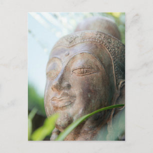 Buddha Face Postcard