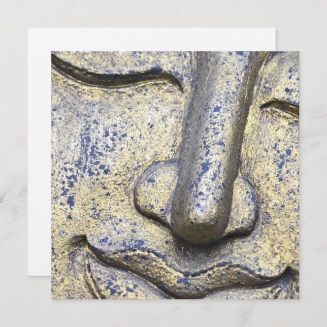 Buddha Face Zen Harmony Buddhahood Flat Card (Front/Back)