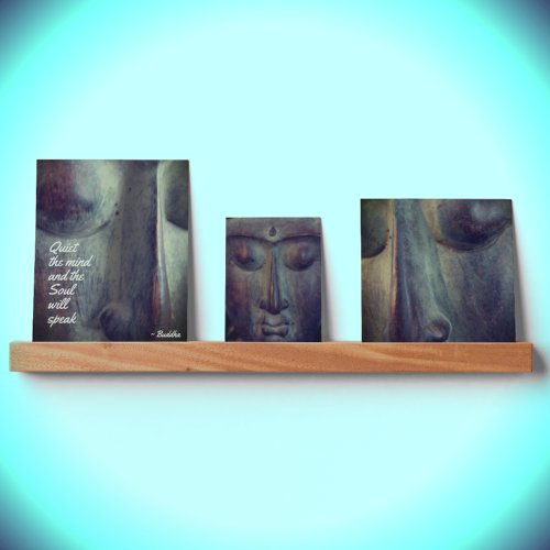 Buddha Faces Meditation Quote Picture Ledge