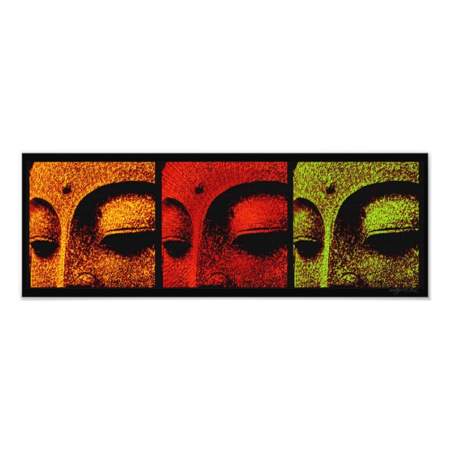 Buddha Faces Photo (Front)