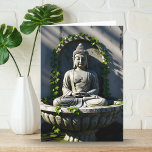 Buddha Fountain and Quote Card