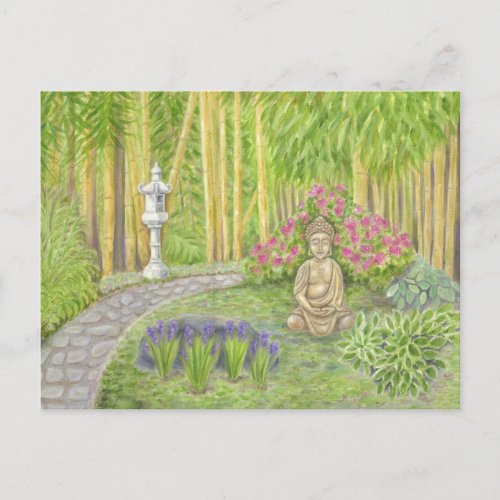 Buddha Garden postcard