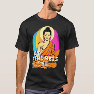 Buddha Gautama Loving Kindness Ripple Mindfulness T-Shirt