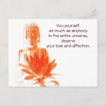 Buddha Gautama quote postcard