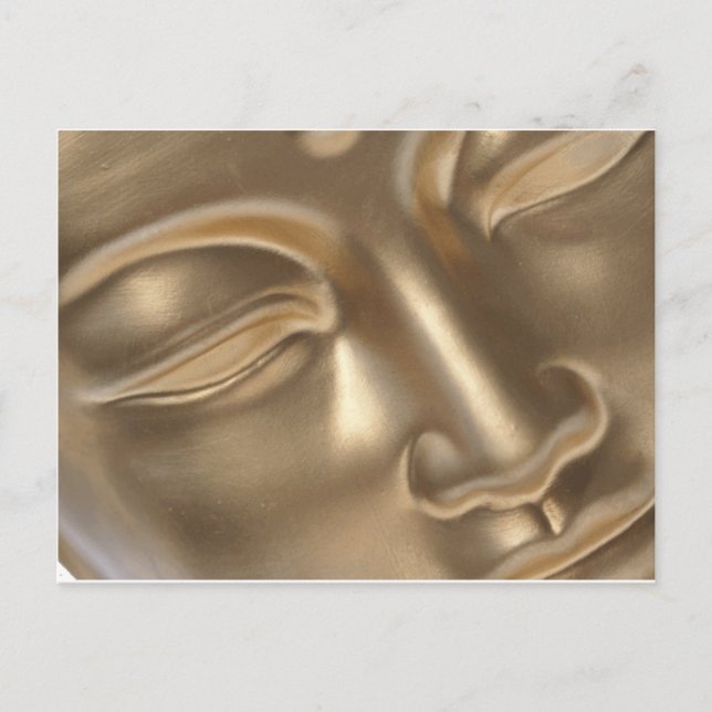 BUDDHA Gold Postcard (Front)