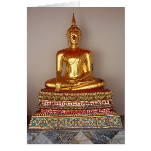 Buddha Gold Statue Cards (Front)
