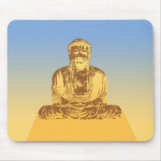 Buddha Graphic Mouse Pad