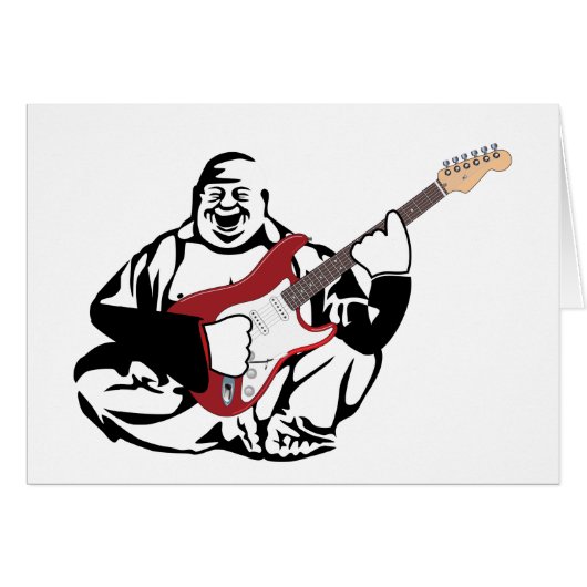 Buddha Guitarist Cards (Front Horizontal)