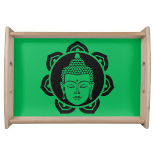 Buddha Head Home Gift Serving Tray