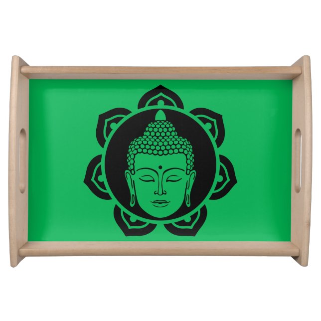 Buddha Head Home Gift Serving Tray (Front)