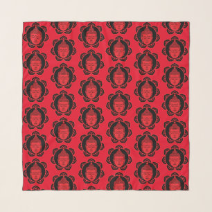 Buddha Head Meditation Scarf