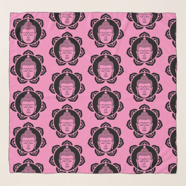 Buddha Head Meditation Scarf (Front)