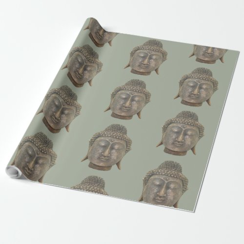 Buddha Head Wrapping Paper