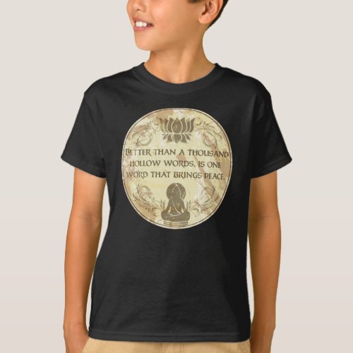 Buddha Hollow Words T_Shirt