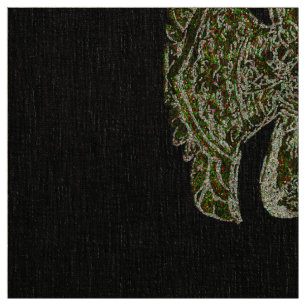 buddha in black fabric
