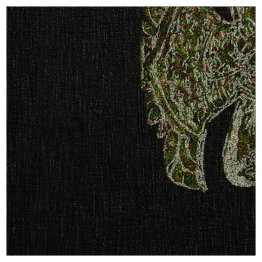 buddha in black fabric