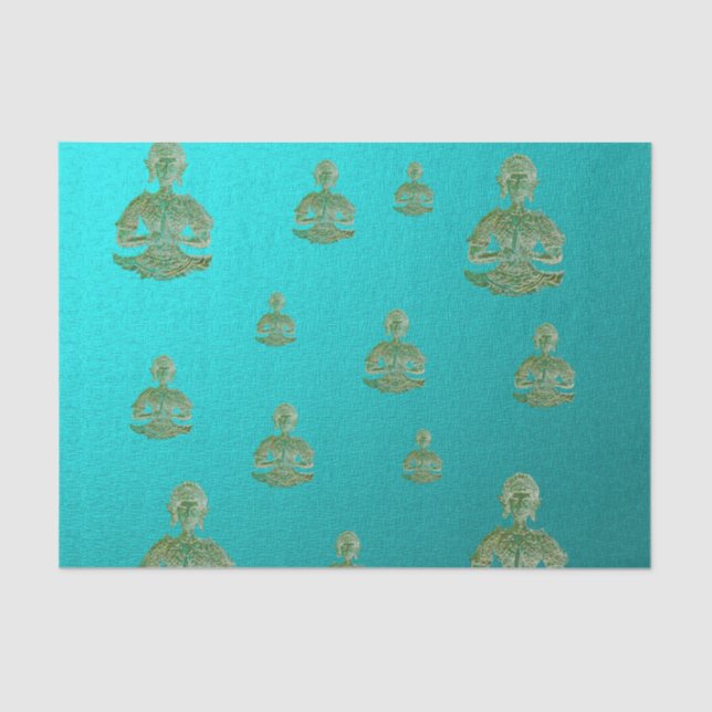 buddha in blue tissue paper (Front)