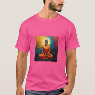 Buddha in Colourful Abstract Art by TravelArty! 🧘 T-Shirt