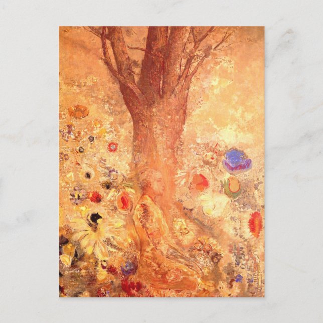 Buddha in His Youth by Odilon Redon  Postcard (Front)