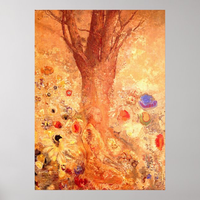 Buddha in His Youth Poster Print by Redon (Front)